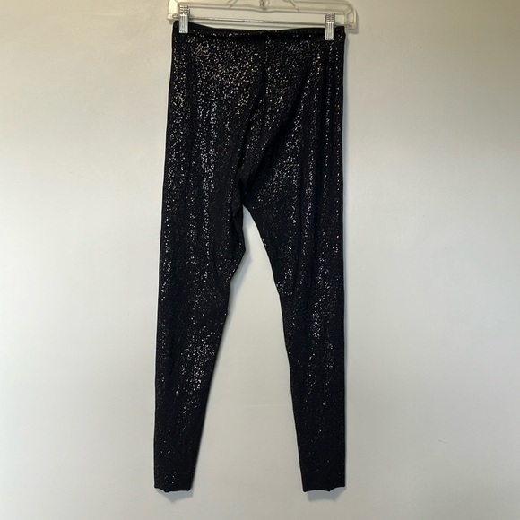 Commando Black Shimmer Sparkle Leggings M/L - Picture 4 of 5